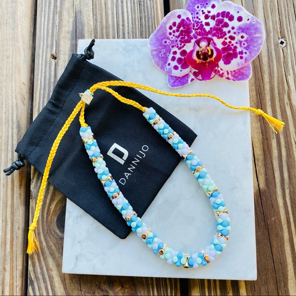 Dannijo Tri Adjustable Angle Necklace NWT - Picture 11 of 15